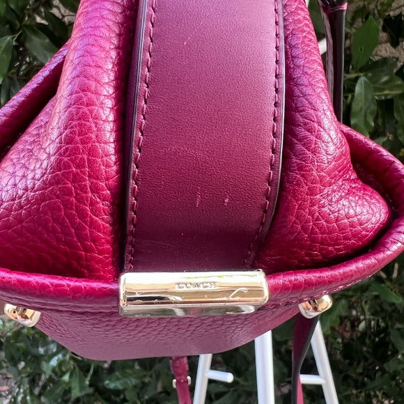 Coach Swagger all red colors Quilted Satchel - Picture 11 of 12